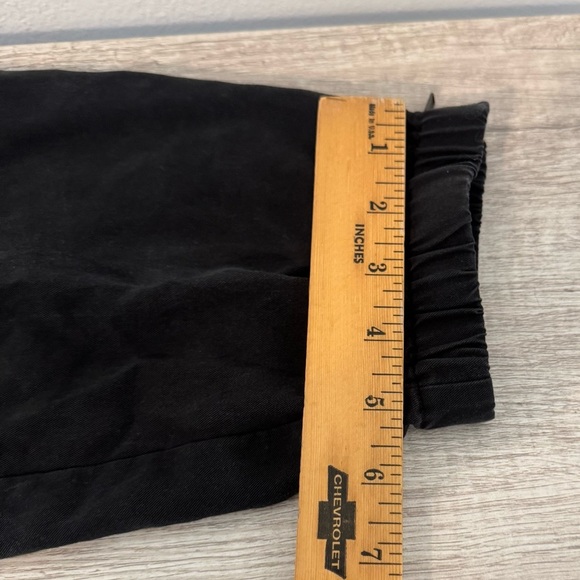 Eileen Fisher Organic Tencel Joggers Cropped Zipper Ankle Pull On Drawstring MED - Picture 5 of 10